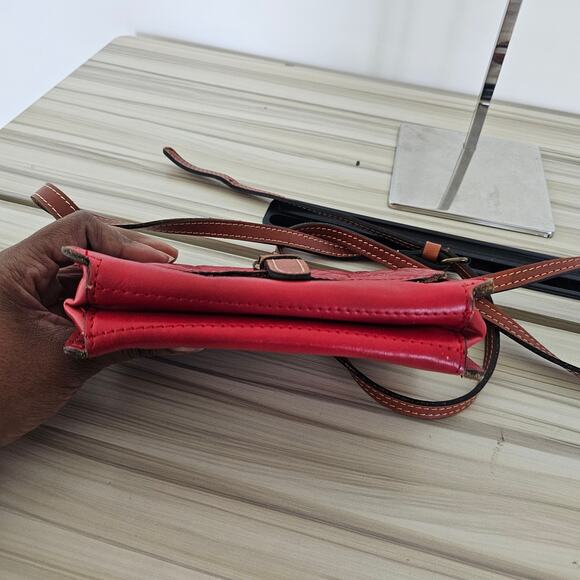 Patrica Nash Red Leather Embossed Small Crossbody Bag - Picture 3 of 5